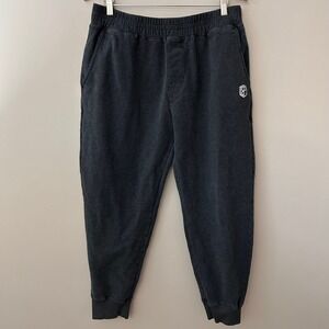 BORN PRIMITIVE Mens XXL Jogger Sweatpants Charcoal Gray Athletic Fit Stretch